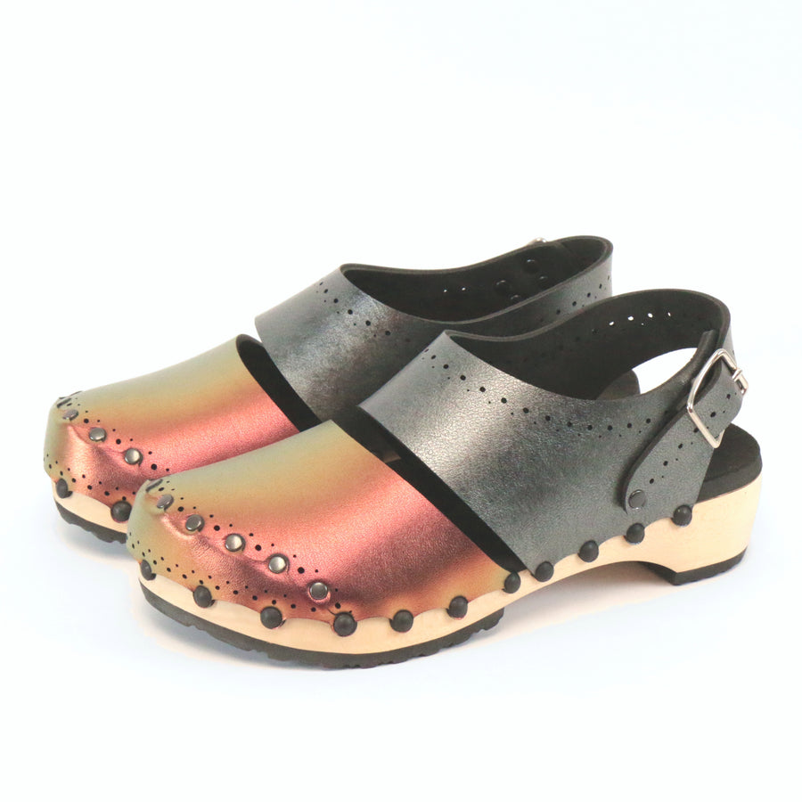 7.5 Wide Low Clog Slingback