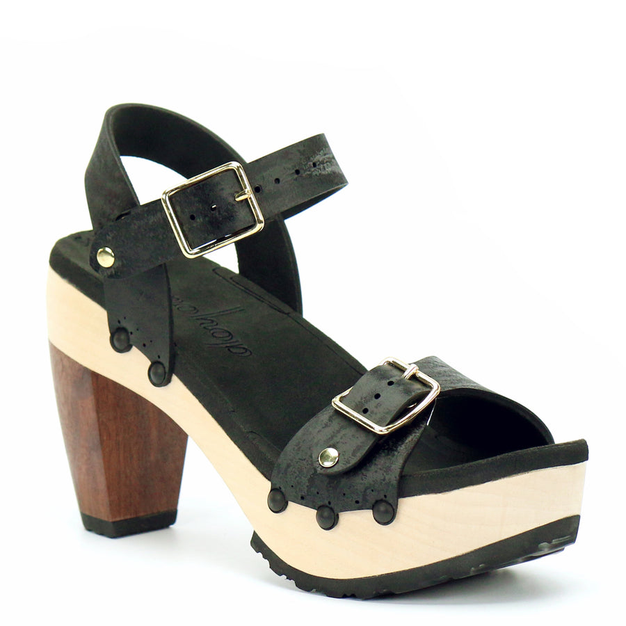 High Heel Buckle Toe Ankle